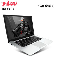 Load image into Gallery viewer, T-bao Tbook R8 Laptop 15.6 inch Windows 10 English Version Intel Cherry Trail X5-Z8350 Quad Core 1.44GHz 4GB 64GB HDMI